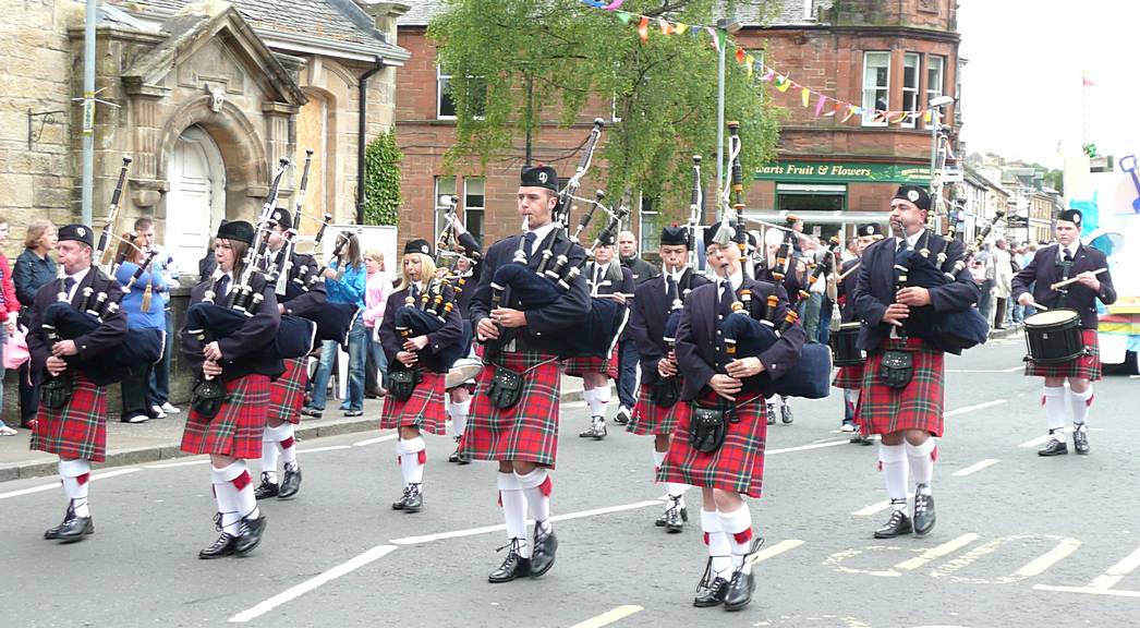 The first East Kilbride Pipe Band