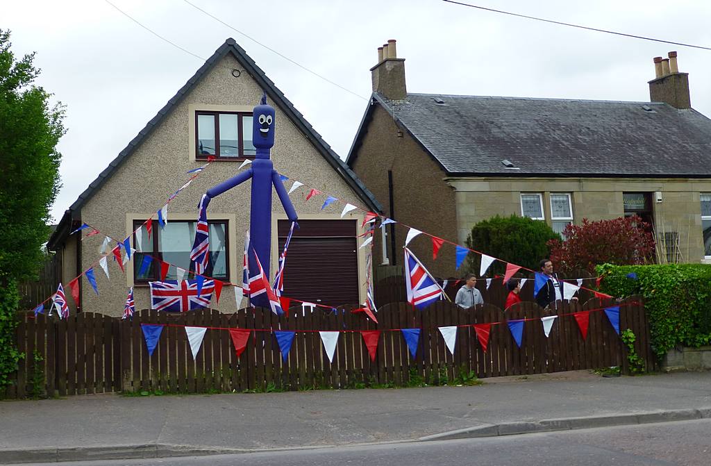 Decorated house in Vere Road.