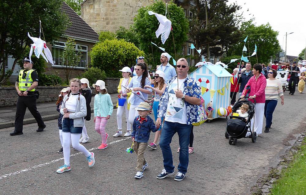 At the seaside - Hope Church float