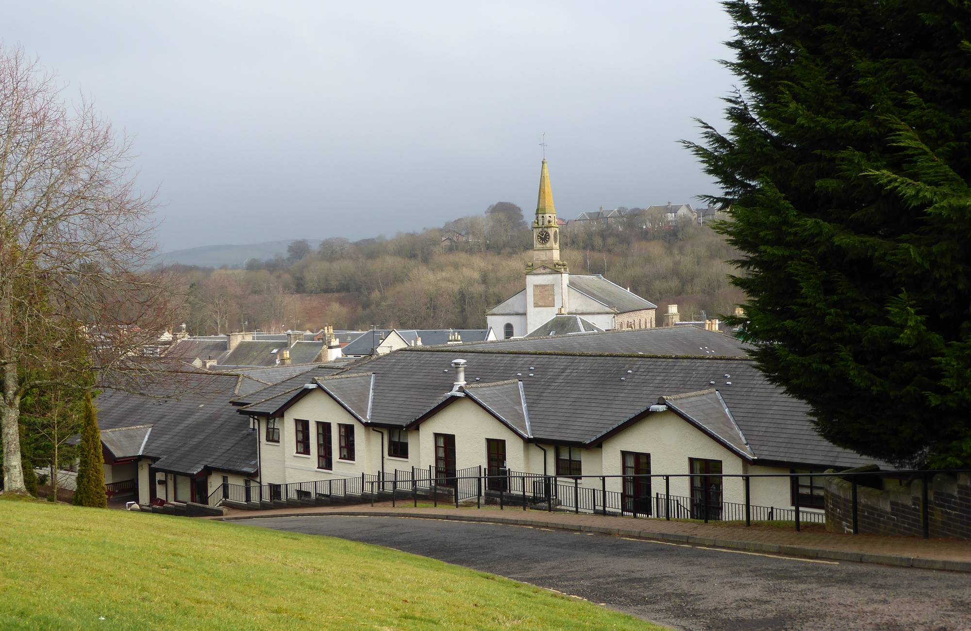 Bankhouse Care Home and the Parish Church