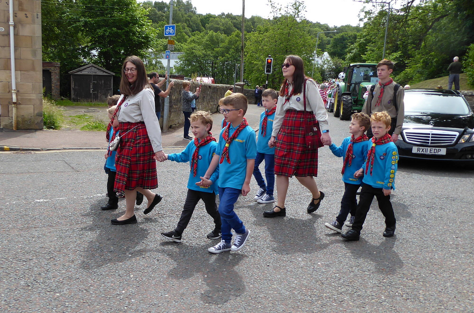 Young scouts.