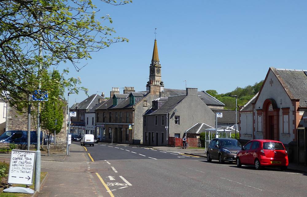 View of Abbeygreen from near Old Brae
