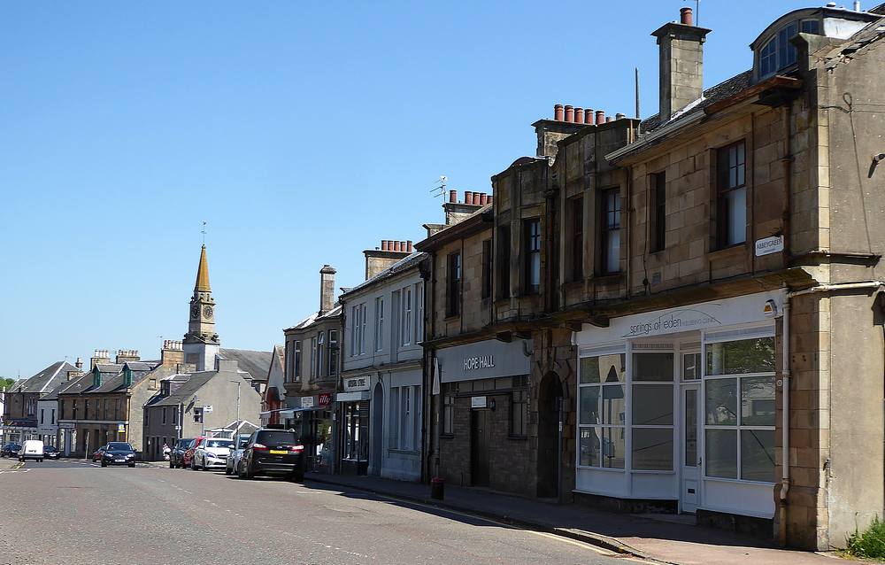 View of Abbeygreen from end of road