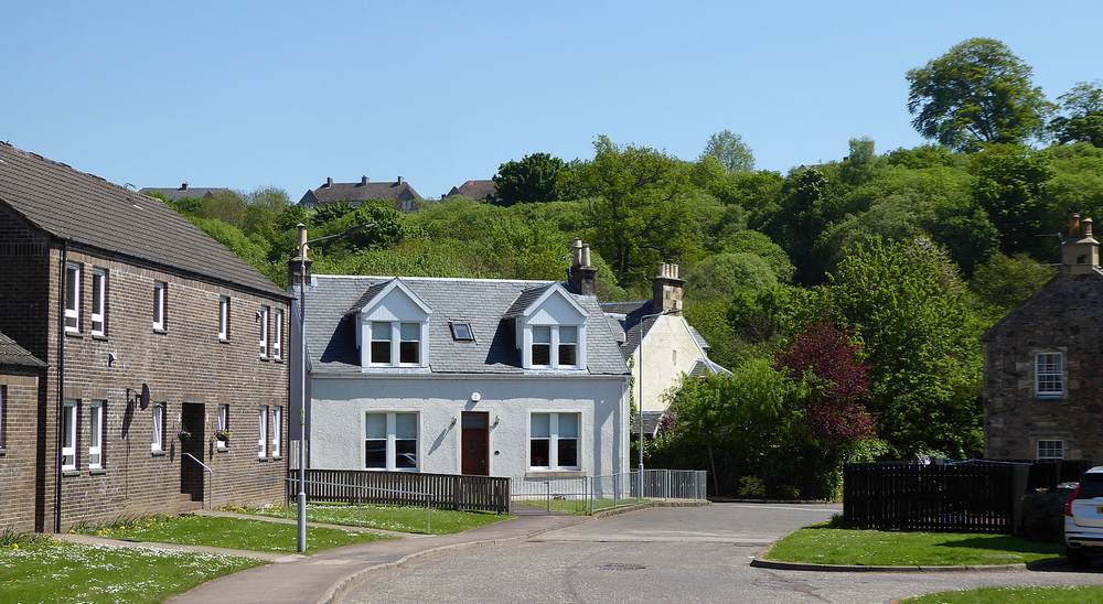 The back of the Fountain Hall