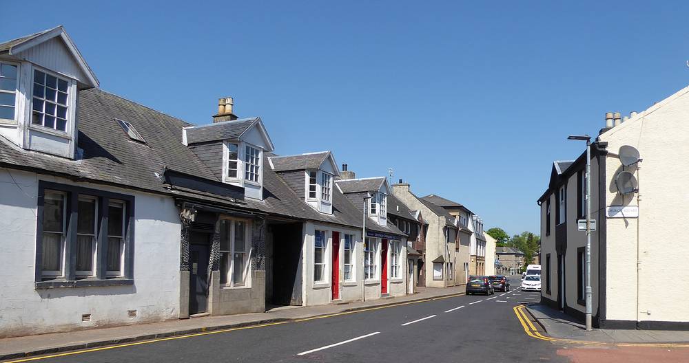 Houses in Abbeygreen near Church Square