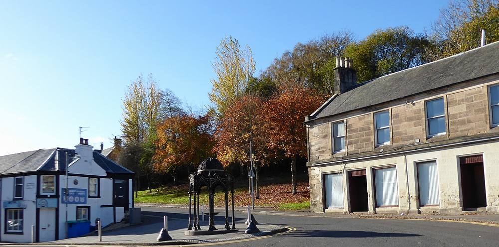 The Fountain in Autumn.