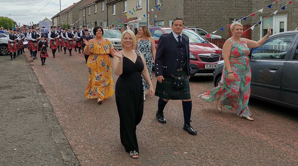 Organising Committee leading the procession 