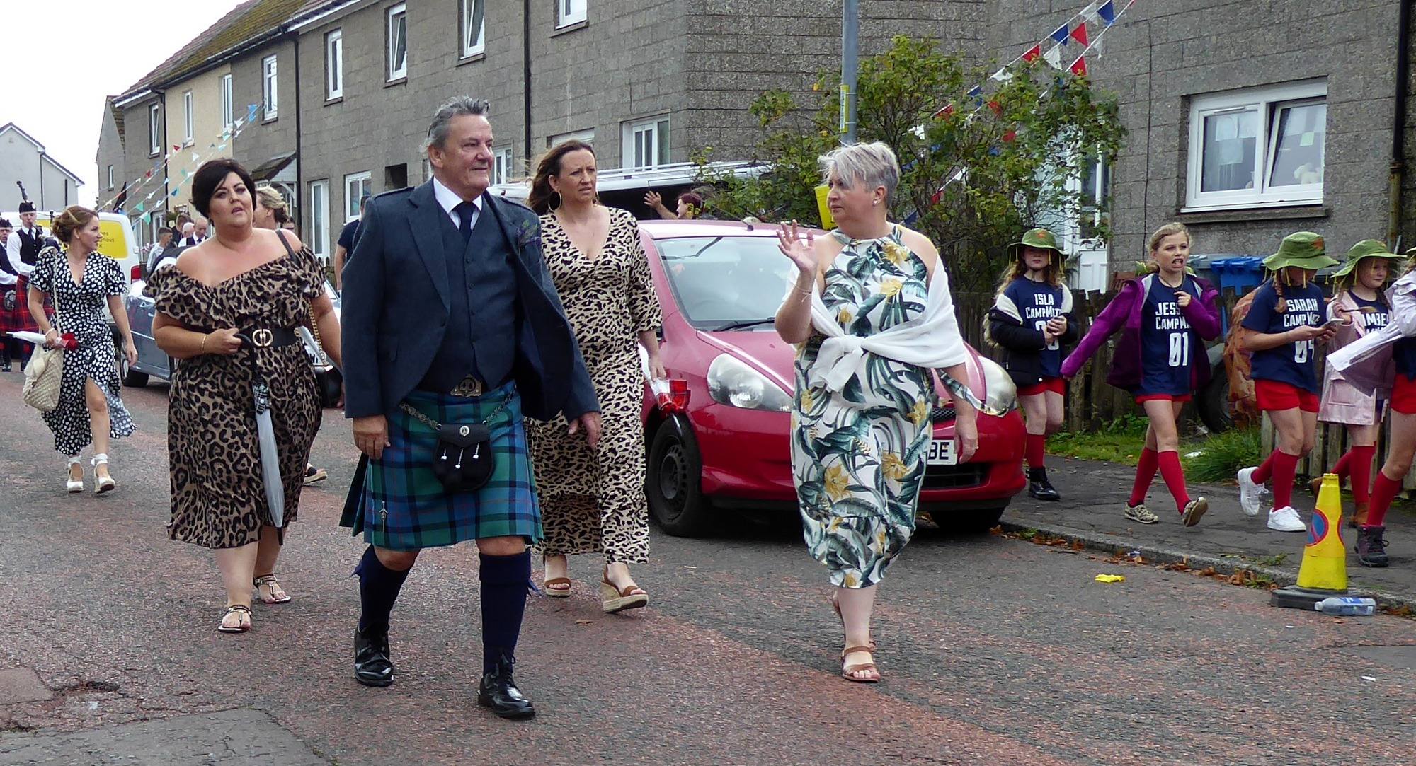 Organising Committee leading the procession 