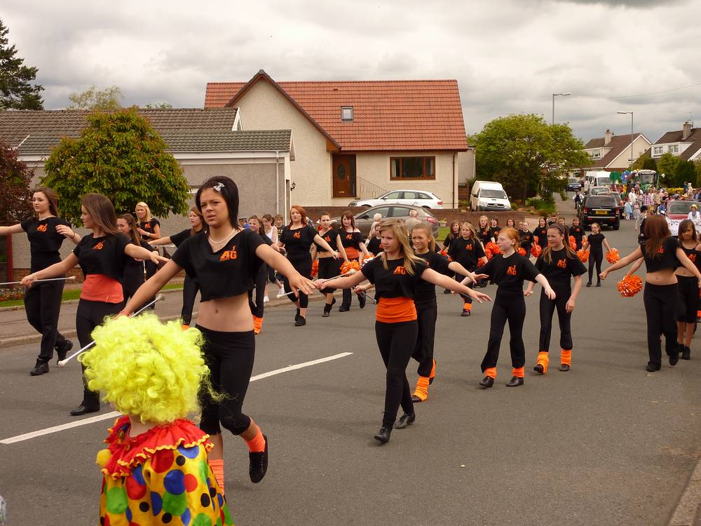 The procession in Heathfield Drive