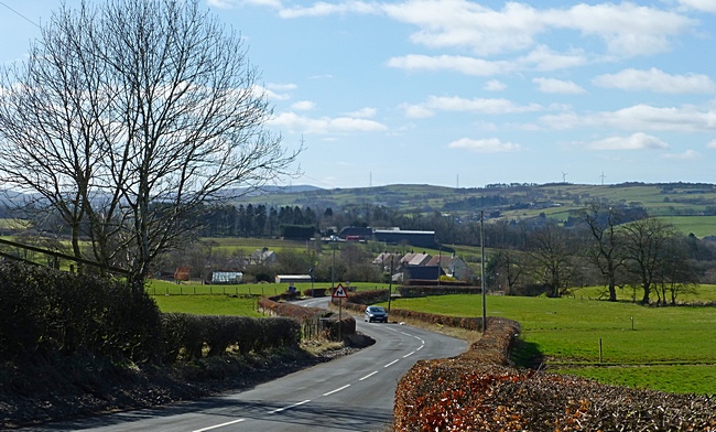 Dillarburn approach from Lanark