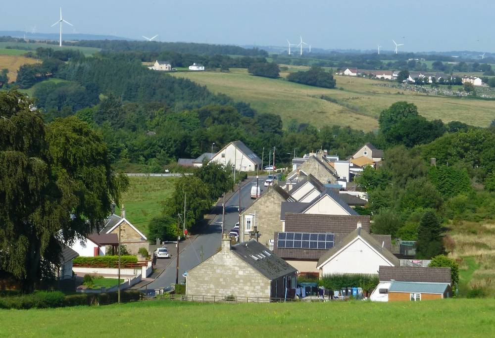 View of Brocketsbrae from Dumbraxhill