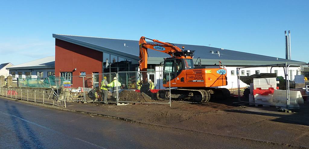 New Coalburn Primary School under construction. Nov 2013