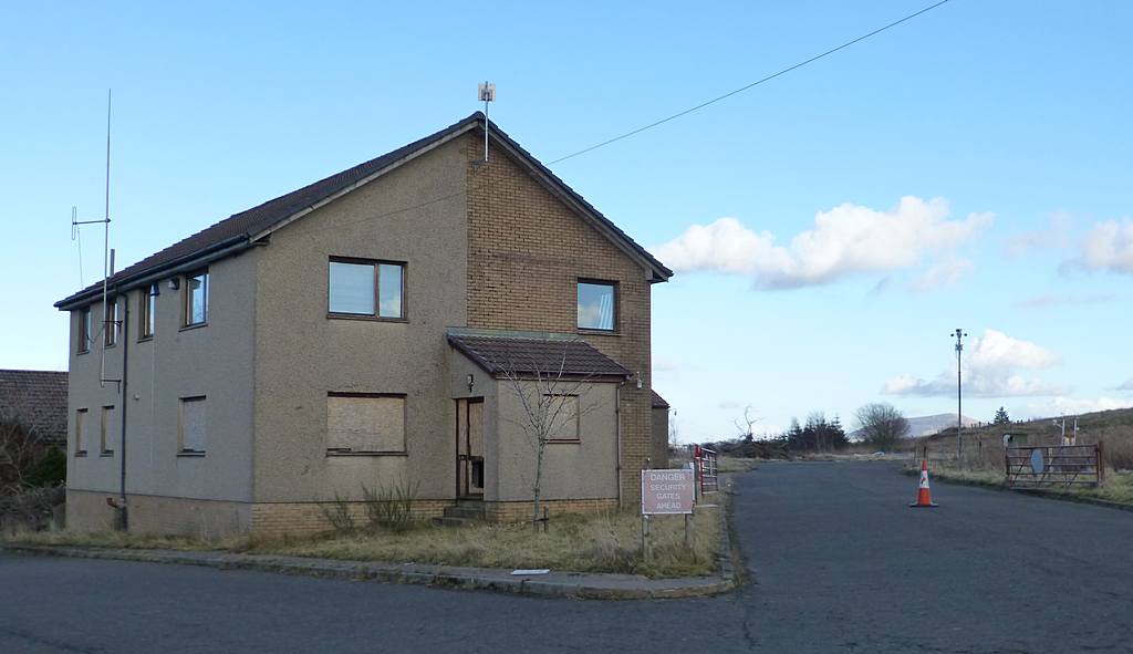 Entrance to Dalquhandy Opencast Coal Mine (now abandoned). March 2014.