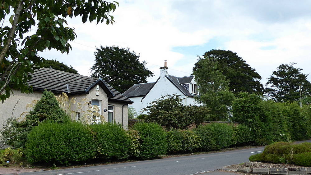 New Trows Road. Cottages near the Golf Course. 21st July