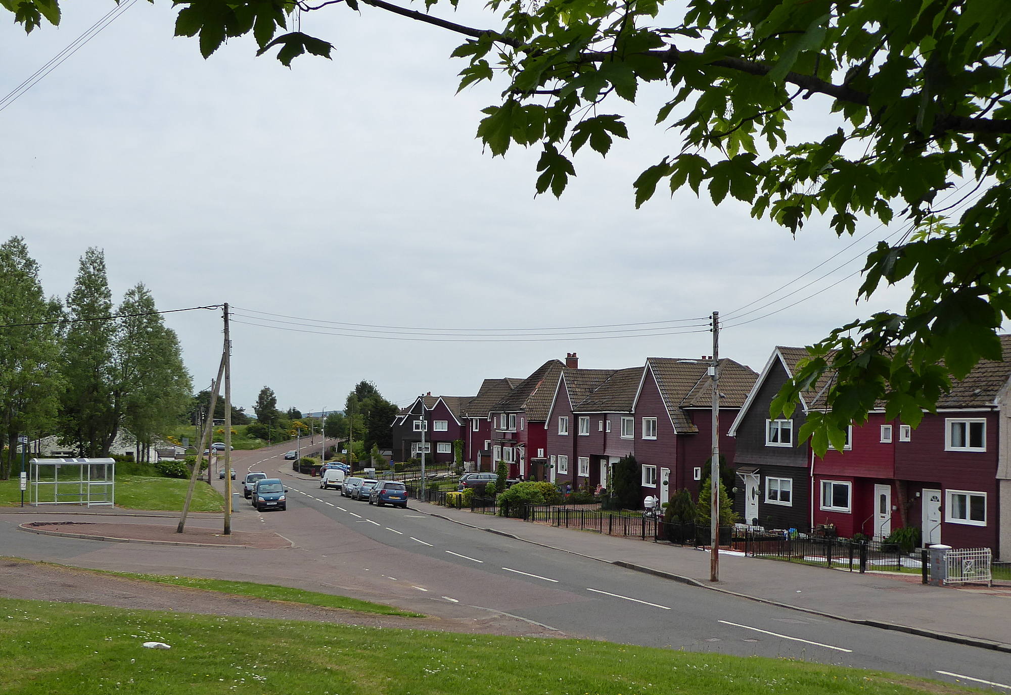 Bus terminus and Timbertown. 8th June 2018