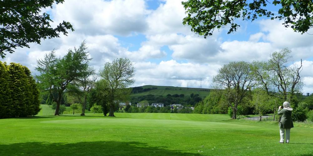 View across Hollandbush Golf Course to Auchlochan 1
