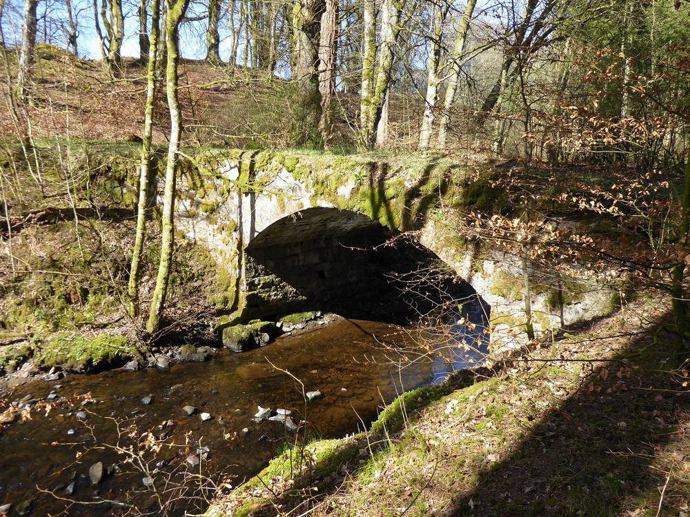 Bridge over the Nethan at Stockbriggs