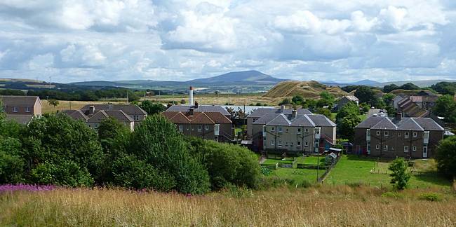 Bellfield Bing and Tinto from No. 6 Bing, Coalburn