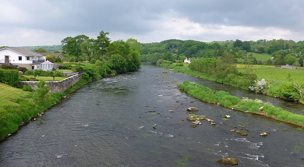 Looking down river