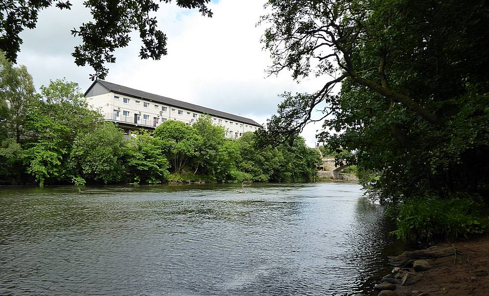 View towards bridge