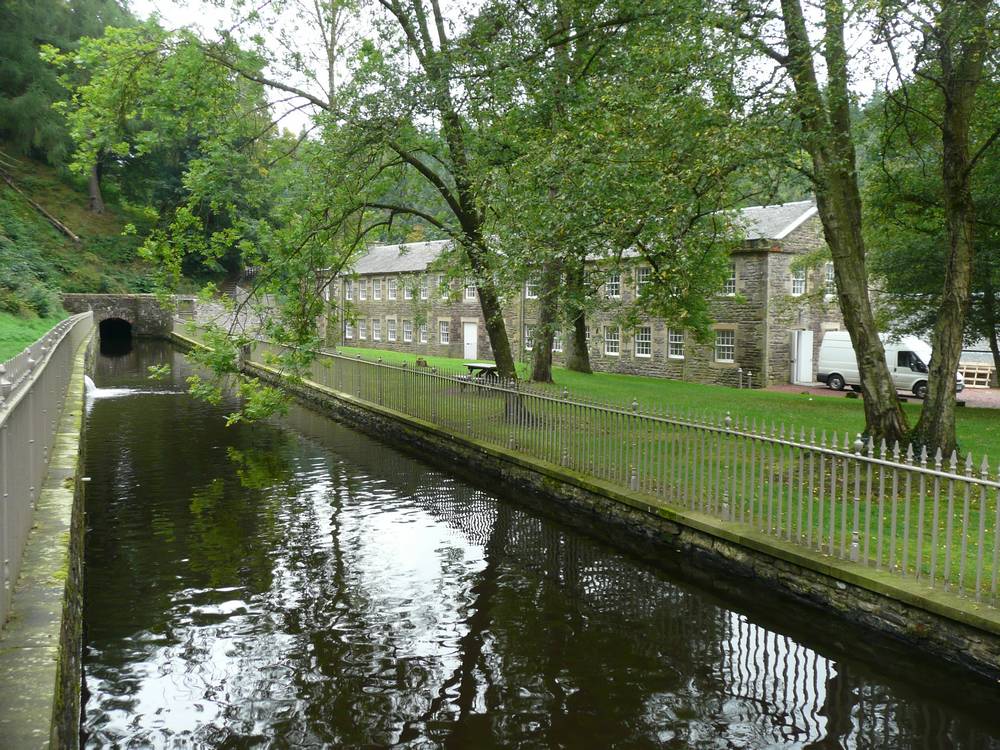 Tunnel and Lade at New Lanark