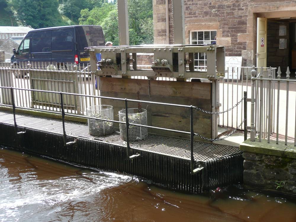 The mills and lade at New Lanark