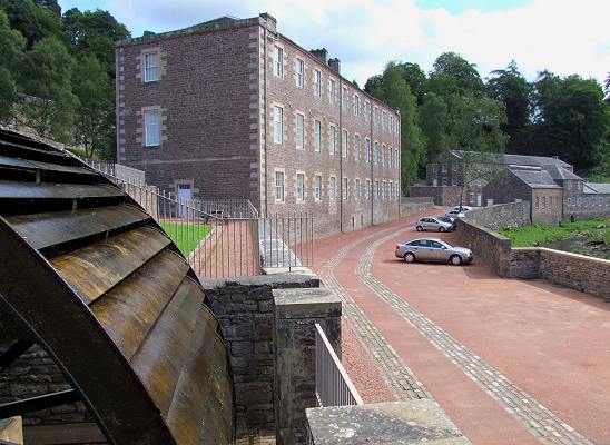 The water wheel at New Lanark