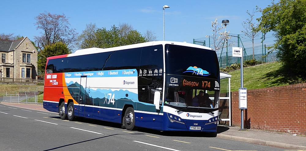 X74 Coach at School Road