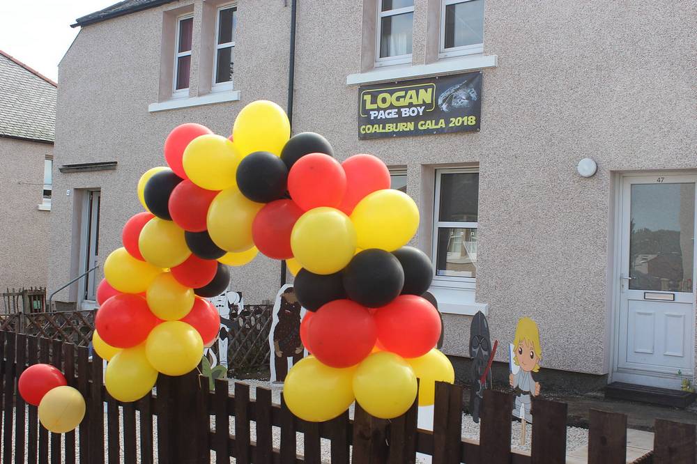 Decorated houses