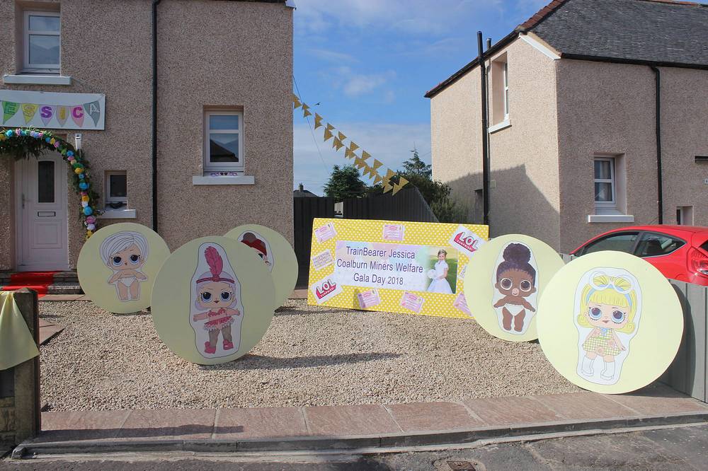 Decorated houses