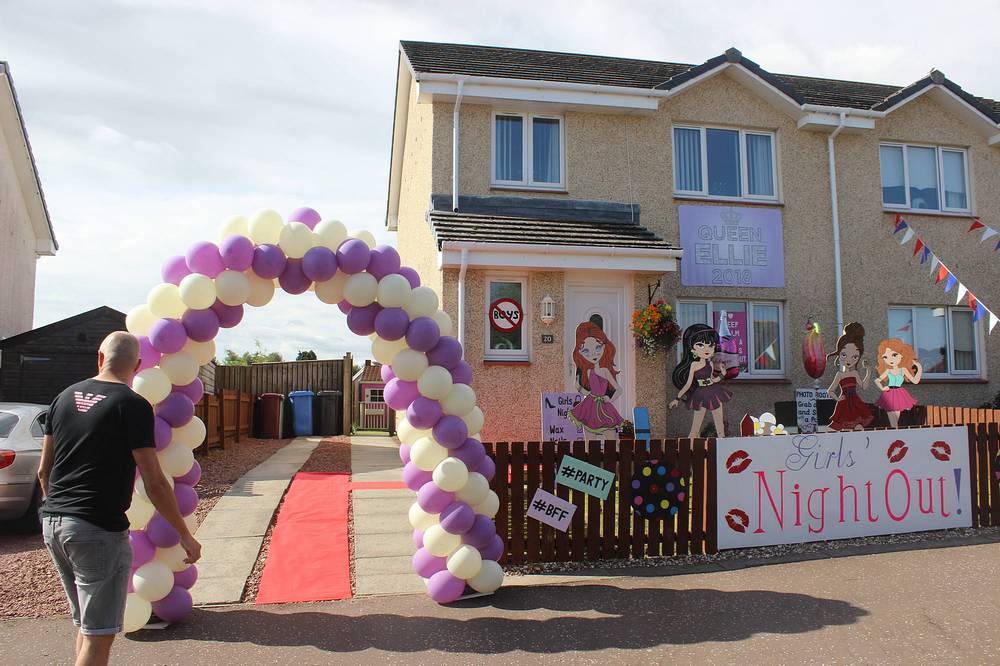 Decorated houses