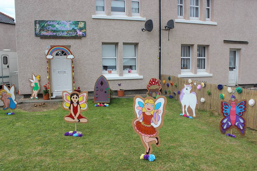 Decorated houses