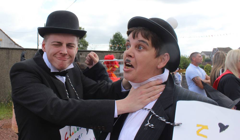 Laurel and Hardy. Second in the Most Original Category.