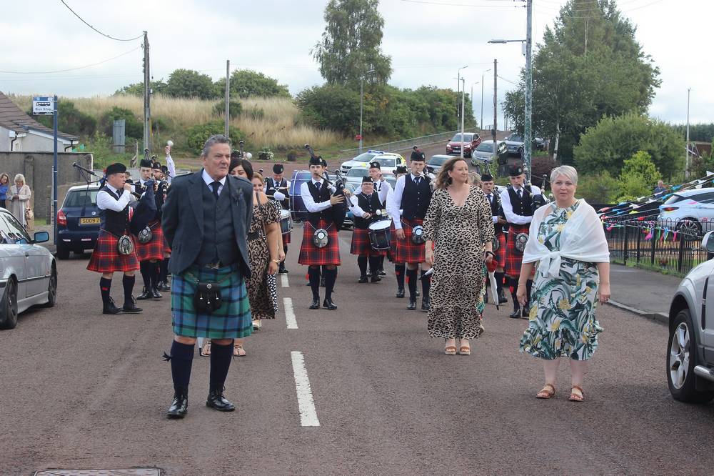 Procession starting near Victoria Hall