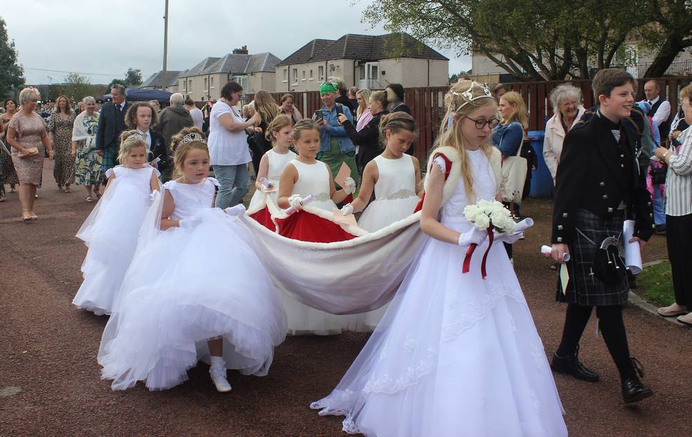 Gala Queen Mya and her Court