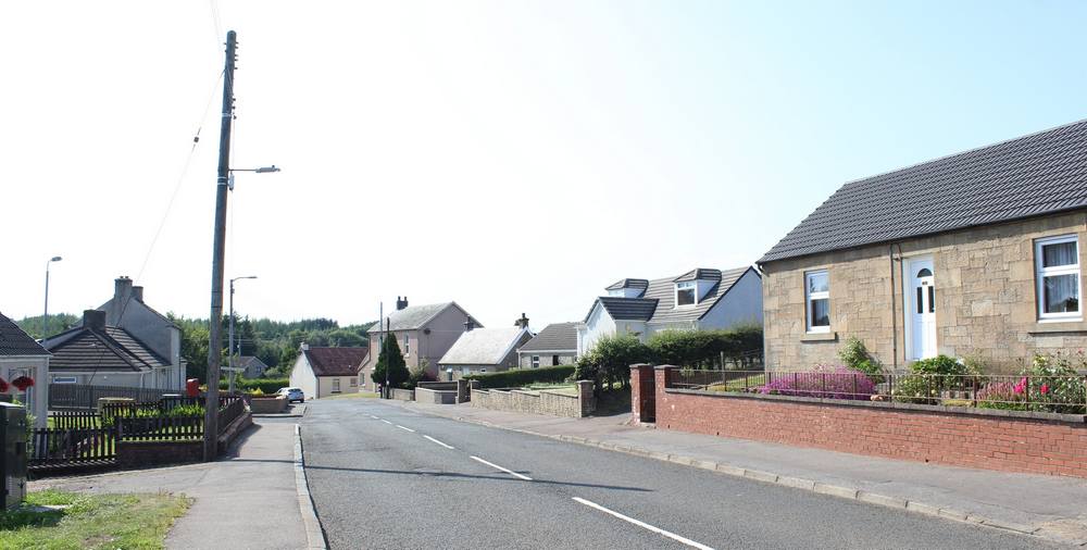 Bellfield Road near junction with Braehead Place 