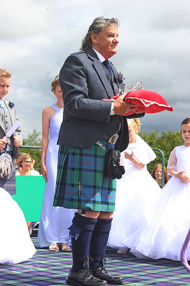 Crown bearer Tom Williams