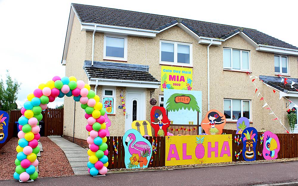 Decorated houses