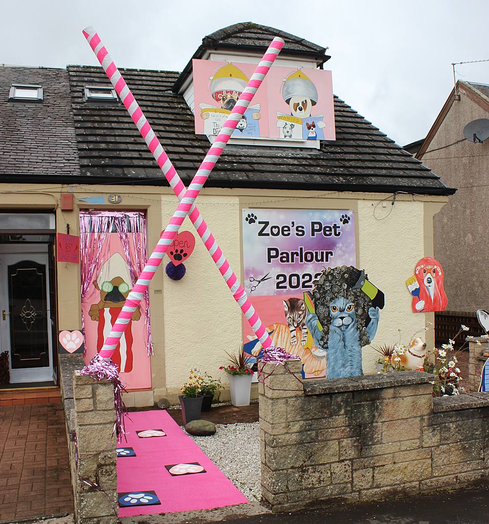 Decorated houses