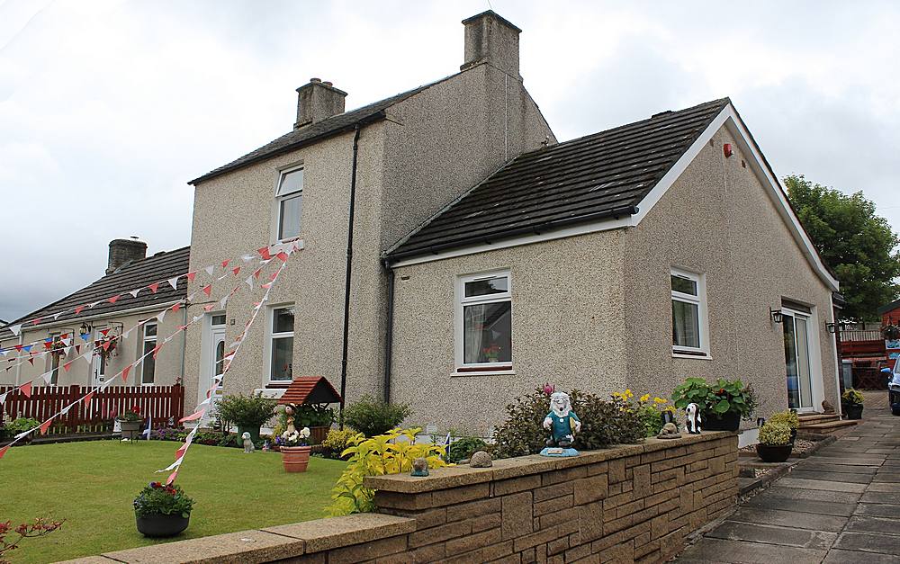 Decorated house Bellfield Road