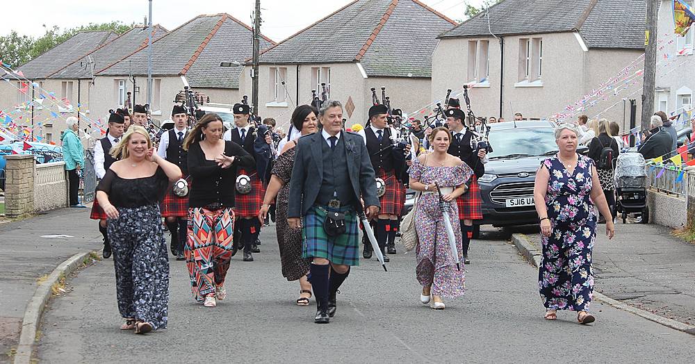 The Procession in Dunn Crescent