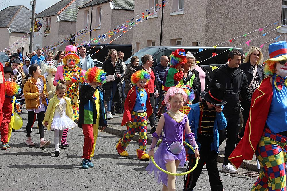 The Procession in Dunn Crescent