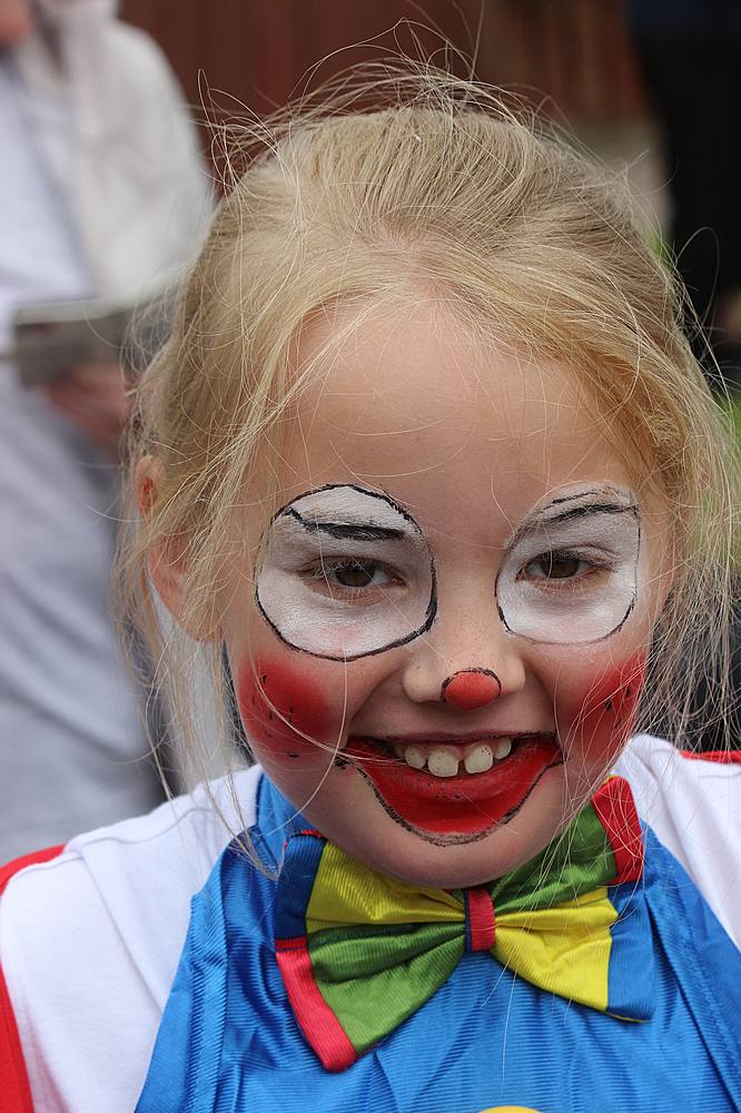 Young circus worker