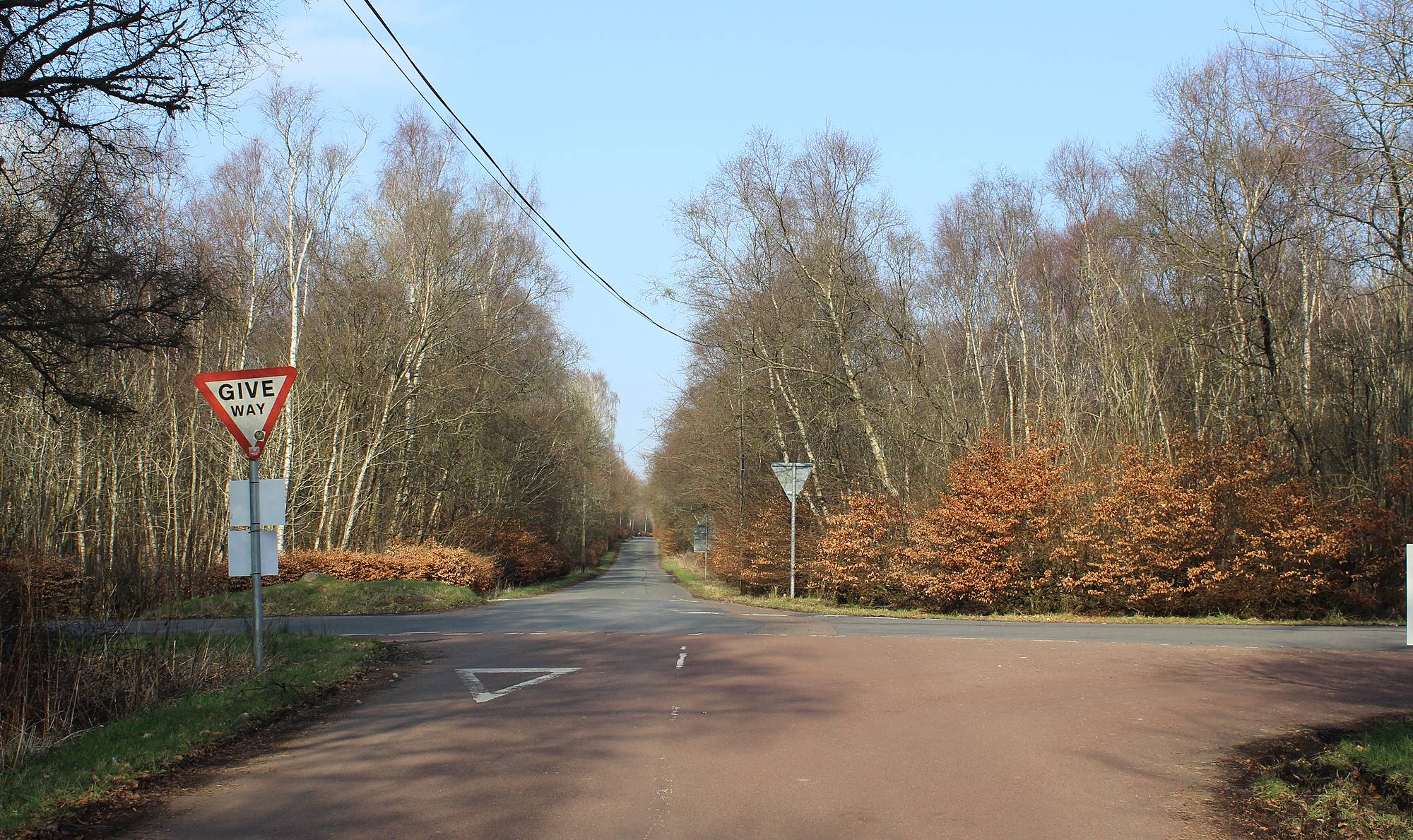 Crossroads Cumberhead Road - Shoulderigg Road