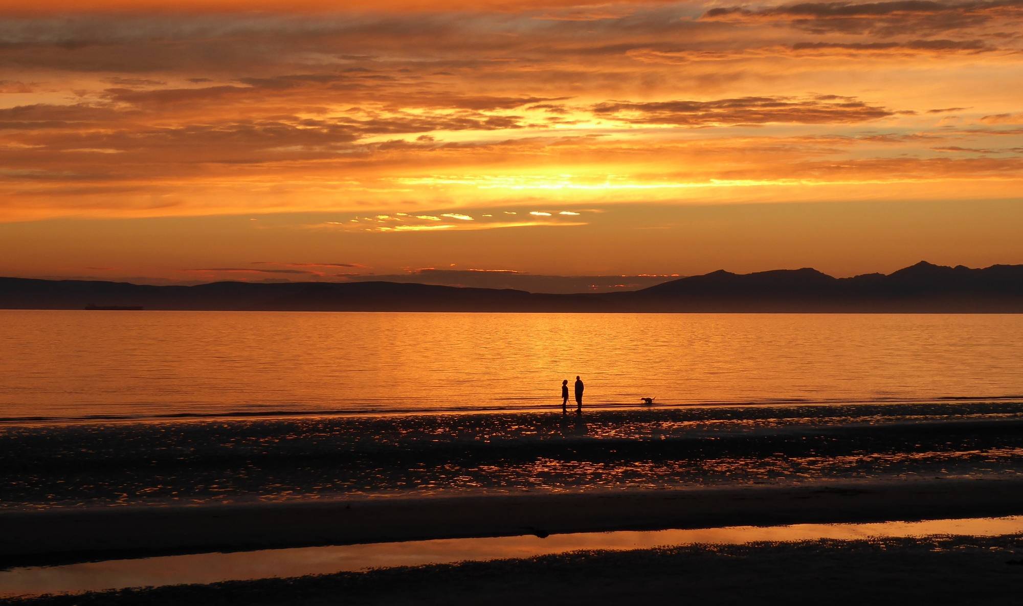 Afterglow at Ayr Beach