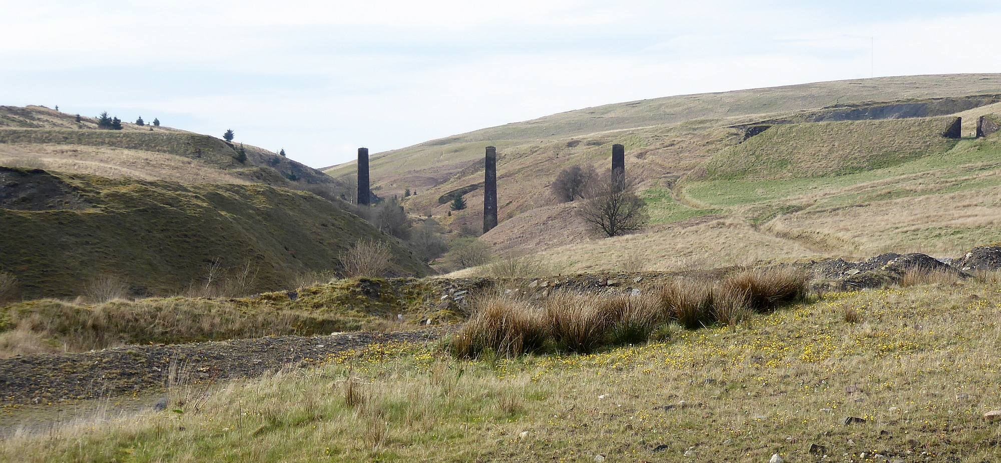 The remains of Spireslack Viaduct