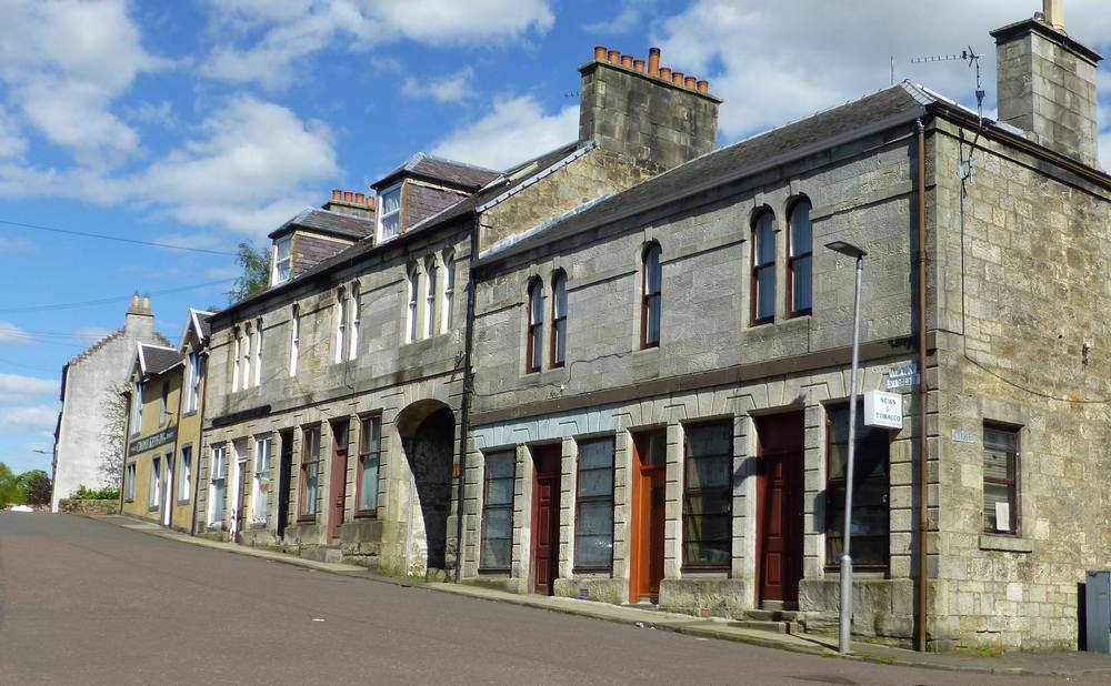 Douglas - Main Street, beyond the junction with Pathhead