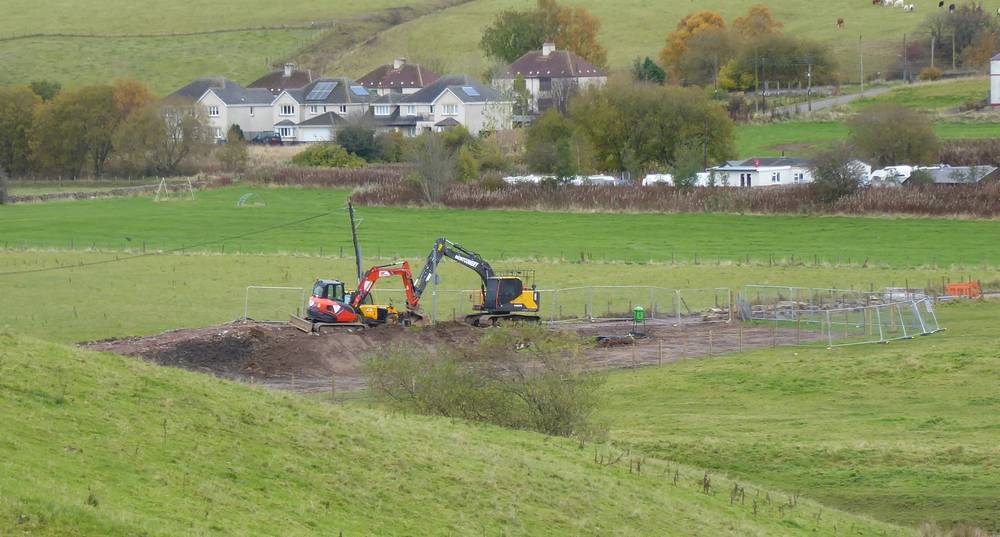 Ponfeigh Bridge after work started.