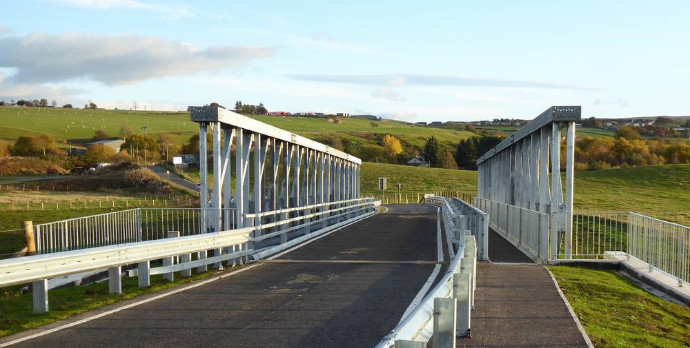 new Ponfeigh Bridge opened in September 2021.