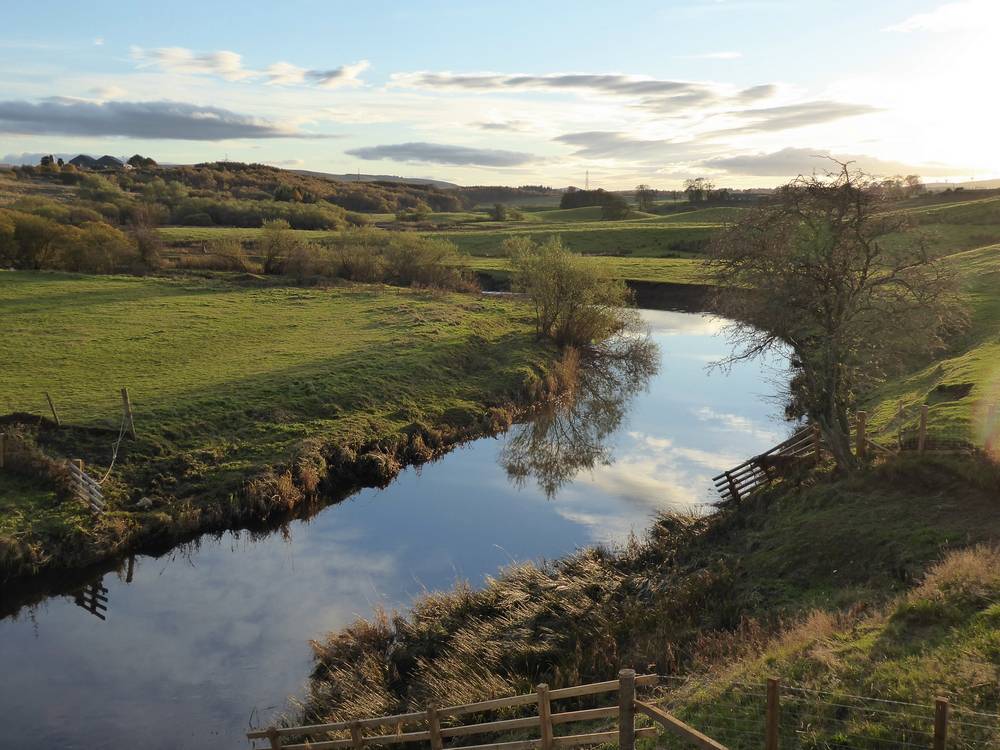 Douglas Water from Ponfeigh Bridge.